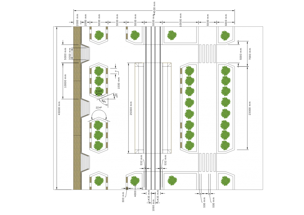 Definitieve plattegrond van plangebied (1:200)